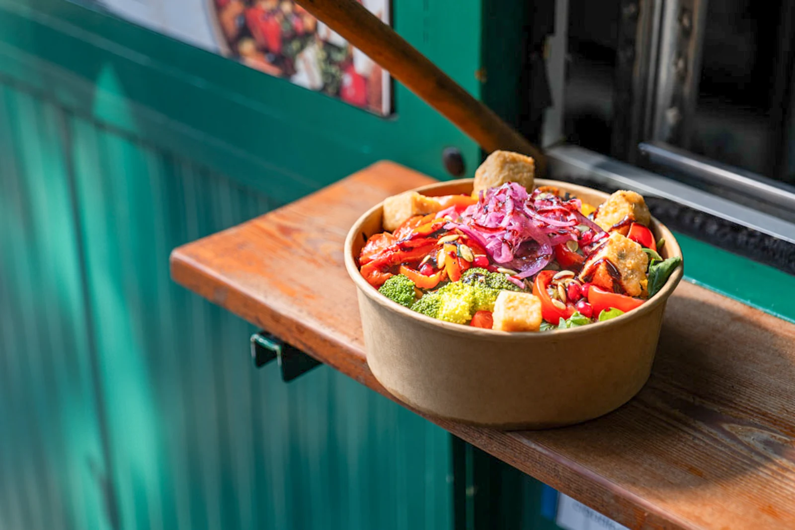 A Streatery bowl served at the food truck